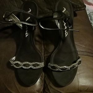 Nino Brown Strappy Heels size 10